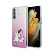 Husa Karl Lagerfeld 001 Samsung S21 Roz