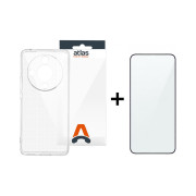 Set husa transparenta si folie sticla Honor Magic8 Lite
