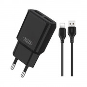 Incarcator Voiaj XO L92 Iphone 2USB/2A Negru