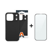 Set husa silicon si folie sticla Iphone 17 Pro Max
