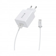 Incarcator Voiaj Devia 12CA TipC 1USB/2A/10W Alb