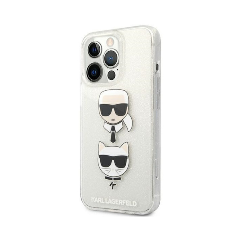 Husa Karl Lagerfeld 005 Apple Iphone 13 ProMax Argintiu