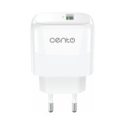 Adaptor Priza CENTO P211/Lite 1USB(QC)/3A/18W Alb