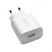 Adaptor Priza CENTO P101 1USB(QC)/3A/18W Alb