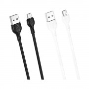 Cablu XO NB200-2M MicroUSB-USB Alb (2metri)