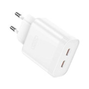 Adaptor Priza XO L105 2TipC(PD)/3A/35W Alb