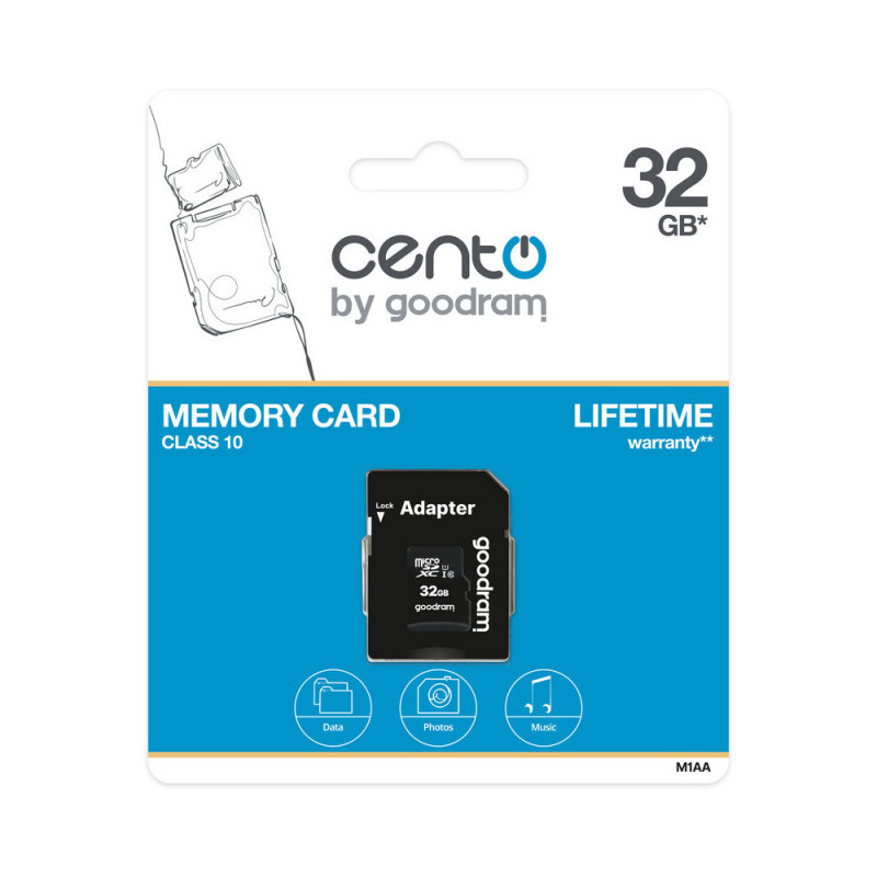 Card CENTO MicroSD C10 032GB