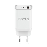 Adaptor Retea CENTO P220 FAST (GaN) TipC+USB 45W