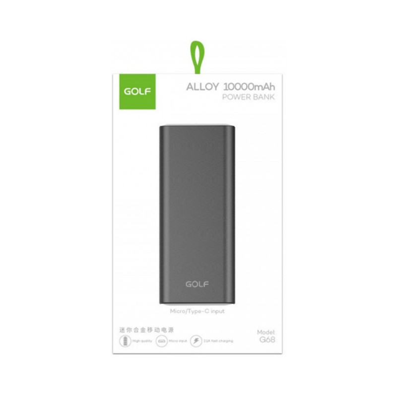 PowerBank Golf Alloy 10000 Gold