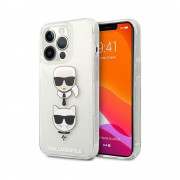 Husa Karl Lagerfeld 005 Apple Iphone 13 Pro Argintiu
