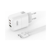 Incarcator XO L139 FAST (GaN) TipC (2*TipC+USB 65W)