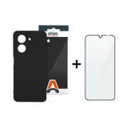 Set husa silicon si folie sticla Xiaomi Redmi A5