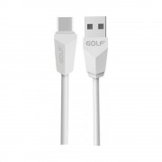 Cablu Golf LongDiamond TipC-USB 27T Alb (2m)