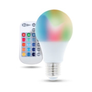 Forever Bec RGB cu telecomanda A60 E27/60W/720lm