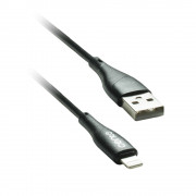 Cablu CENTO C100 Iphone-USB (1m,3A) Negru
