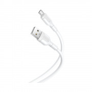 Cablu XO NB212 MicroUSB-USB Alb