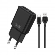 Incarcator Voiaj XO L92 TipC 2USB/2A Negru