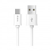 Cablu Devia Smart2 TipC-USB Alb (2m,2A)