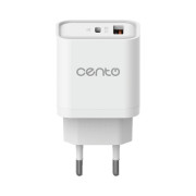Adaptor Retea CENTO P212 FAST TipC+USB 20W